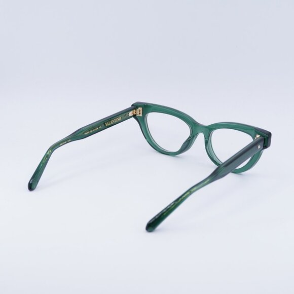Valentino V-ESSENTIAL II VLX-124B Eyeglasses Emerald Green 50mm Cat Eye Frame - Picture 4 of 8